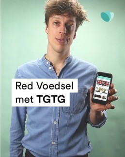 Red voedsel met TGTG video pitch