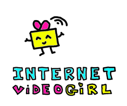 internetvideogirlingekleurd typo