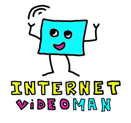 internetvideoman ingekleurd typo