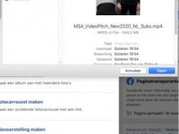 video uploaden facebook