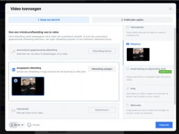 video uploaden facebook
