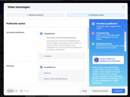 video uploaden facebook